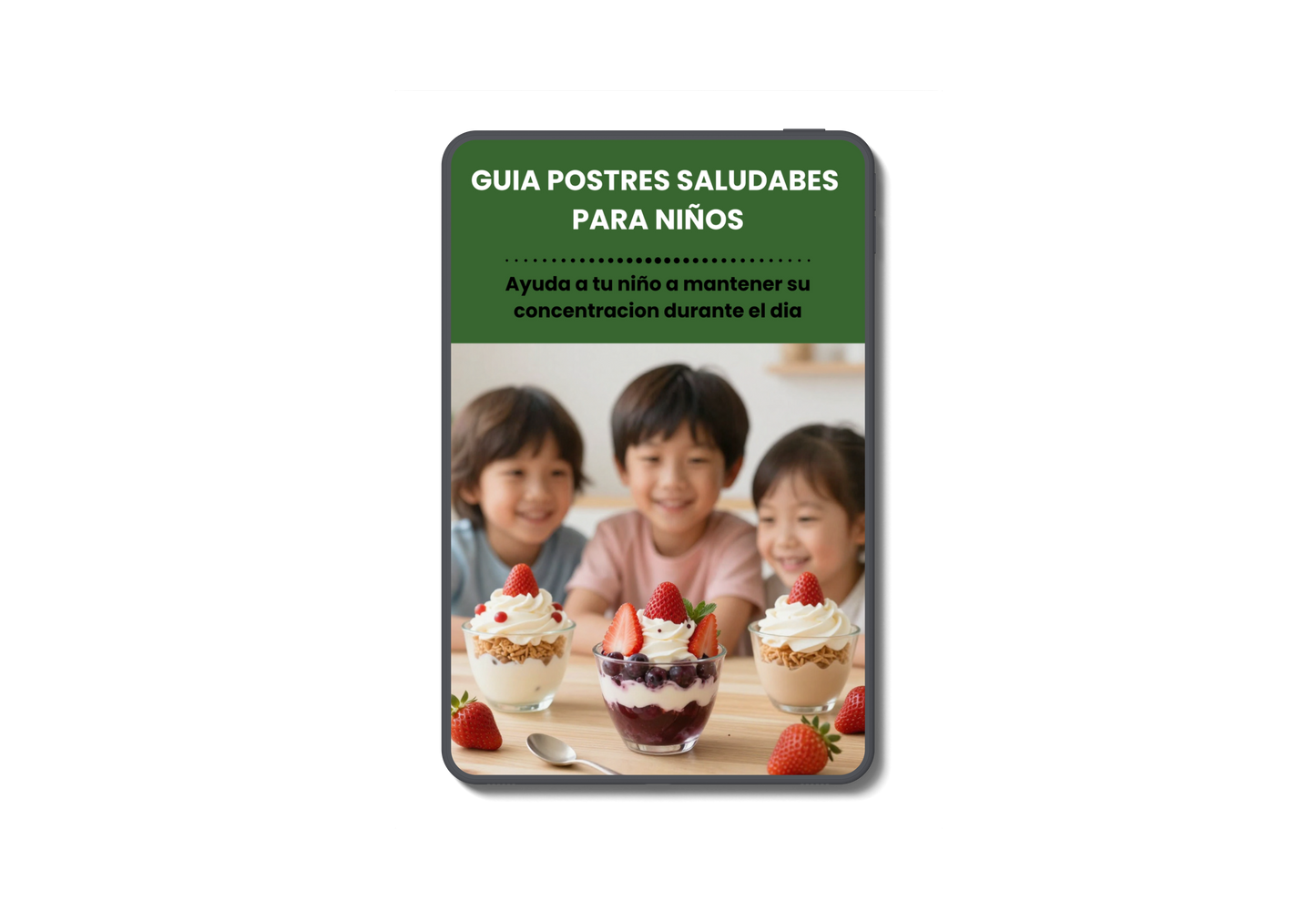 Guia postres saludables para niños