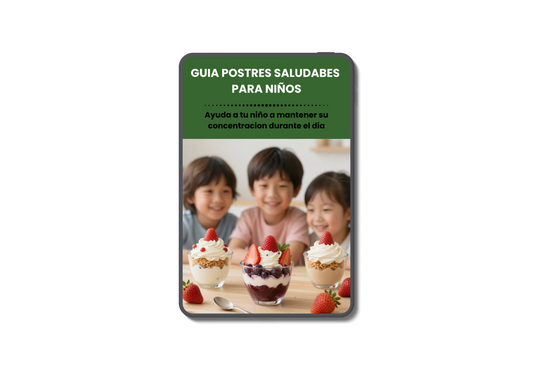 Guia postres saludables para niños